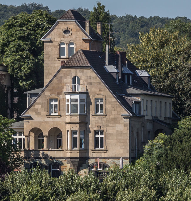 Villa Heckmann Rheinansicht